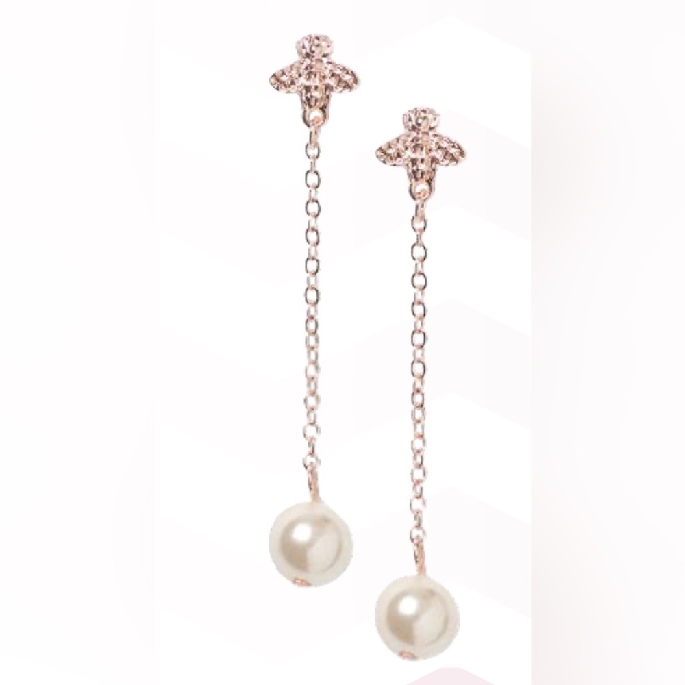 Elegant Pearl Drop Earrings